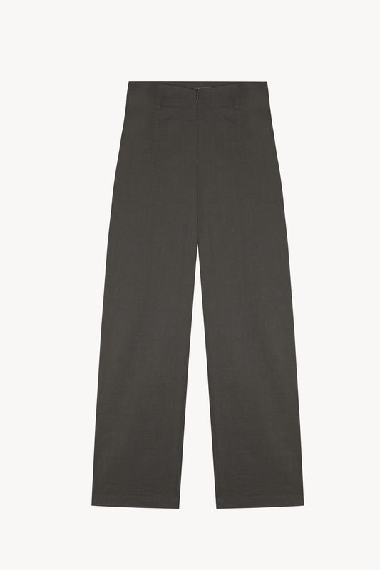 Arne, grey mocha flared trousers