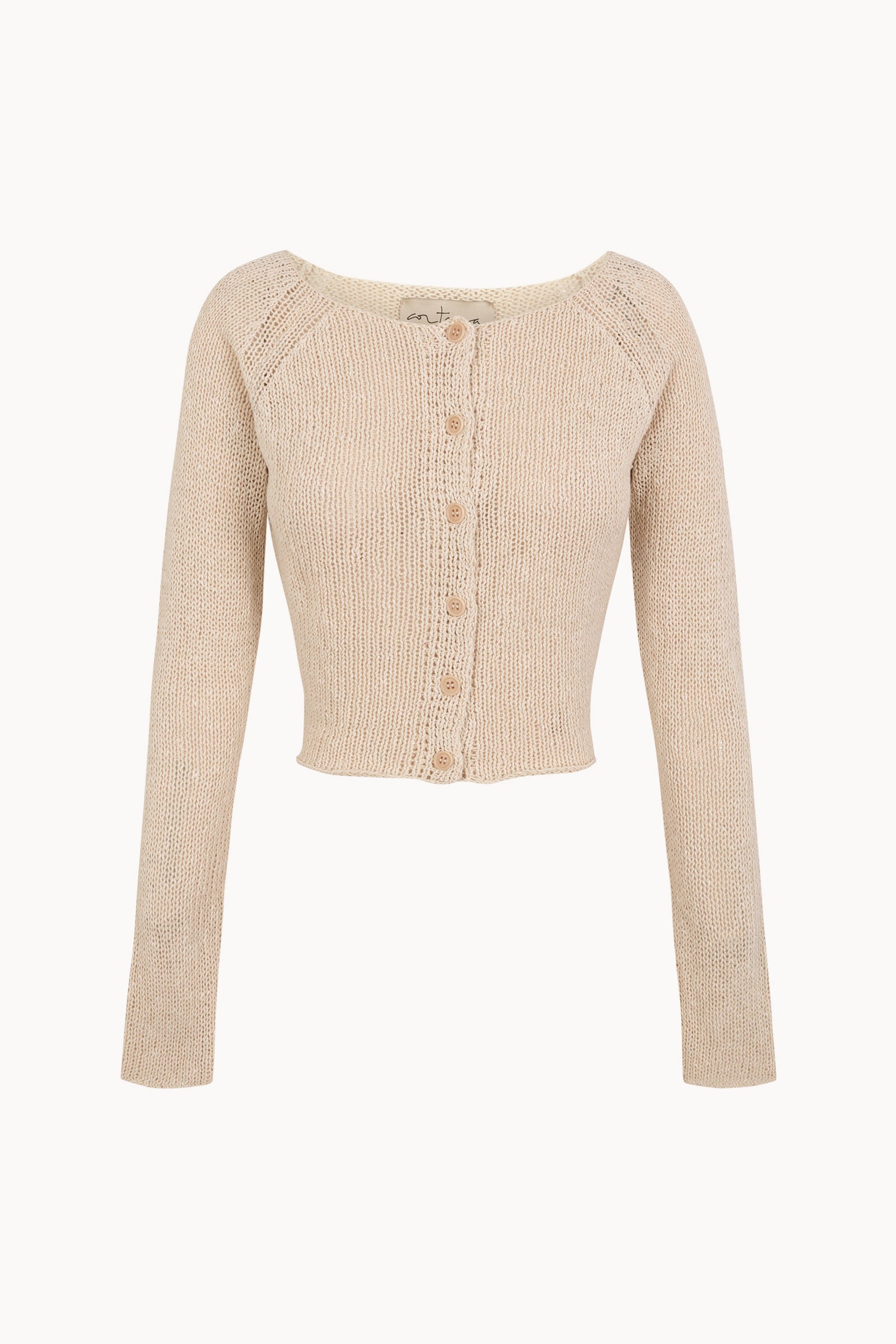 Sylva, off white knit cardigan