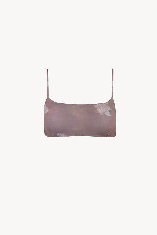 Umi, jasmine print bandeau bikini top