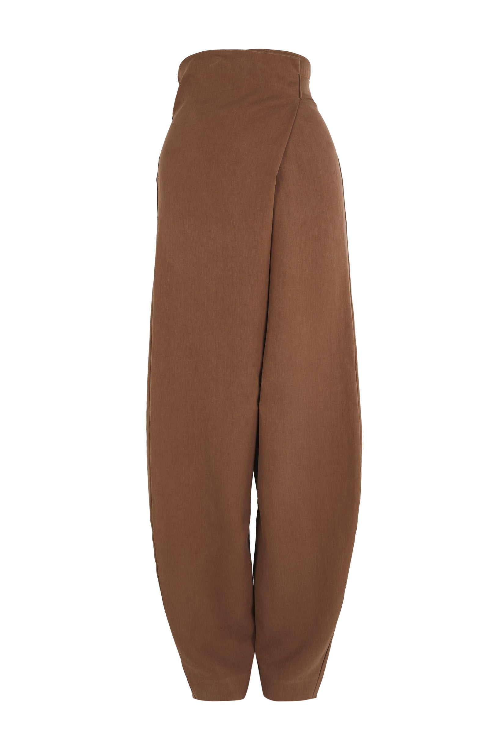 After, pantalon envolvente de lino henna