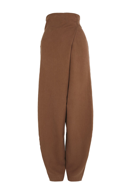 After, henna linen wrap pants