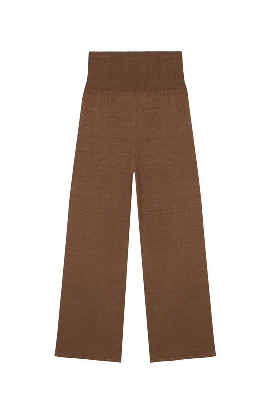 Alon, cinnamon linen and silk pants