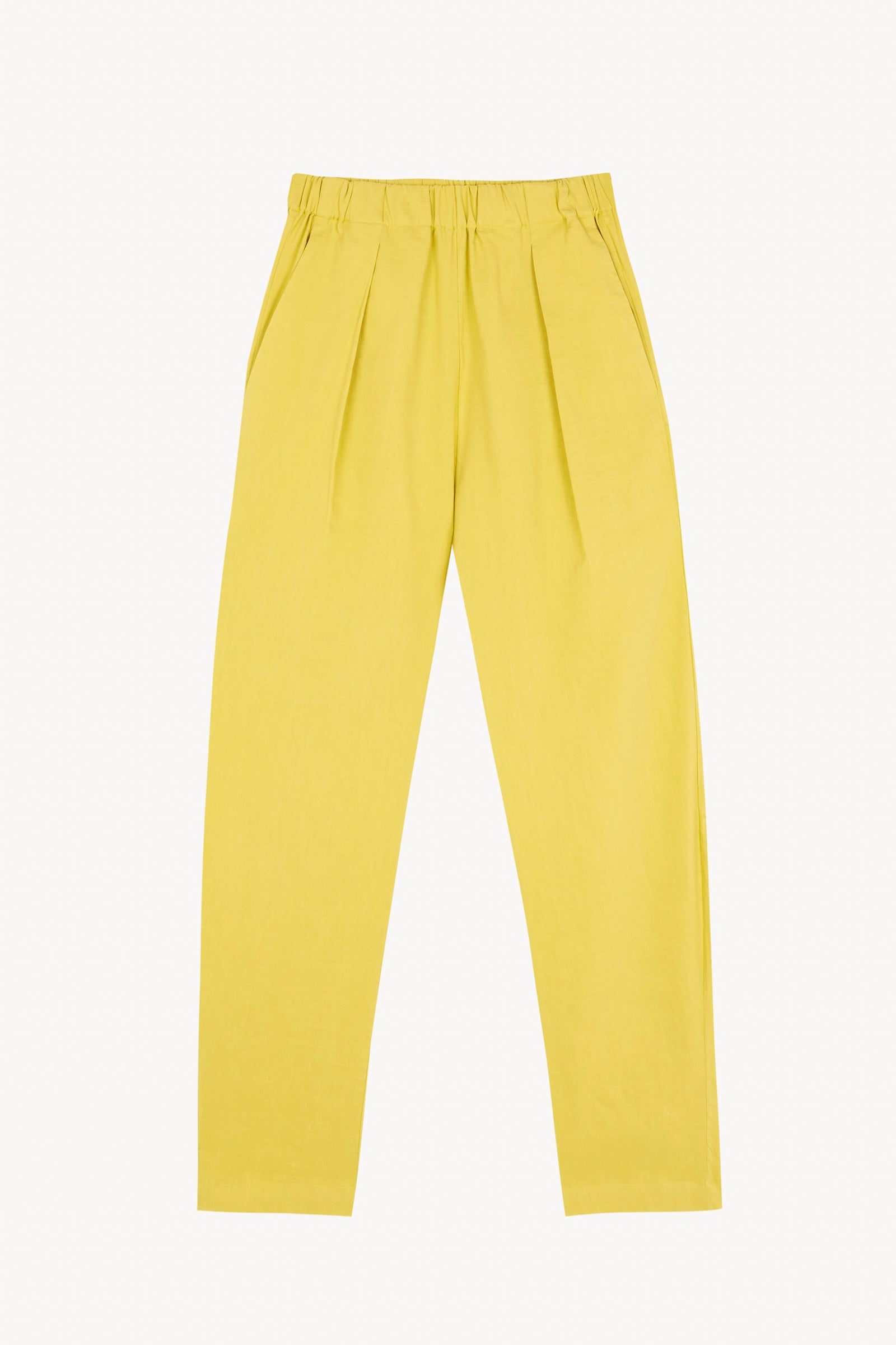Ama, lime hemp and viscose trousers