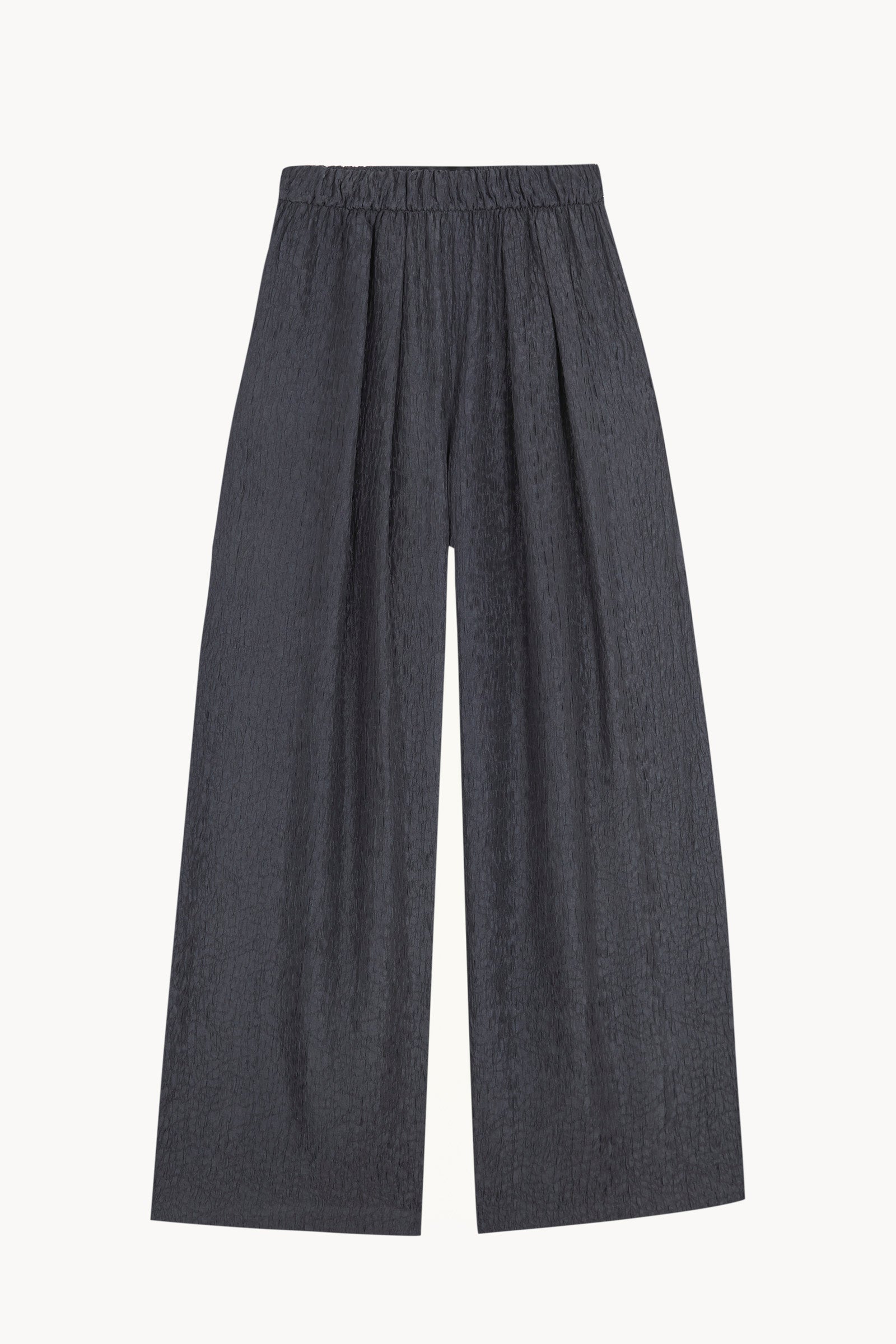 Anhelo, blue chiffon silk trousers