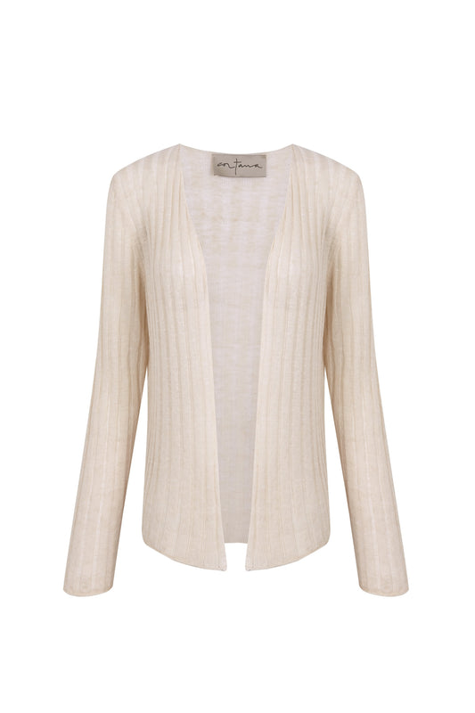 Antico, chaqueta de cañamo marfil