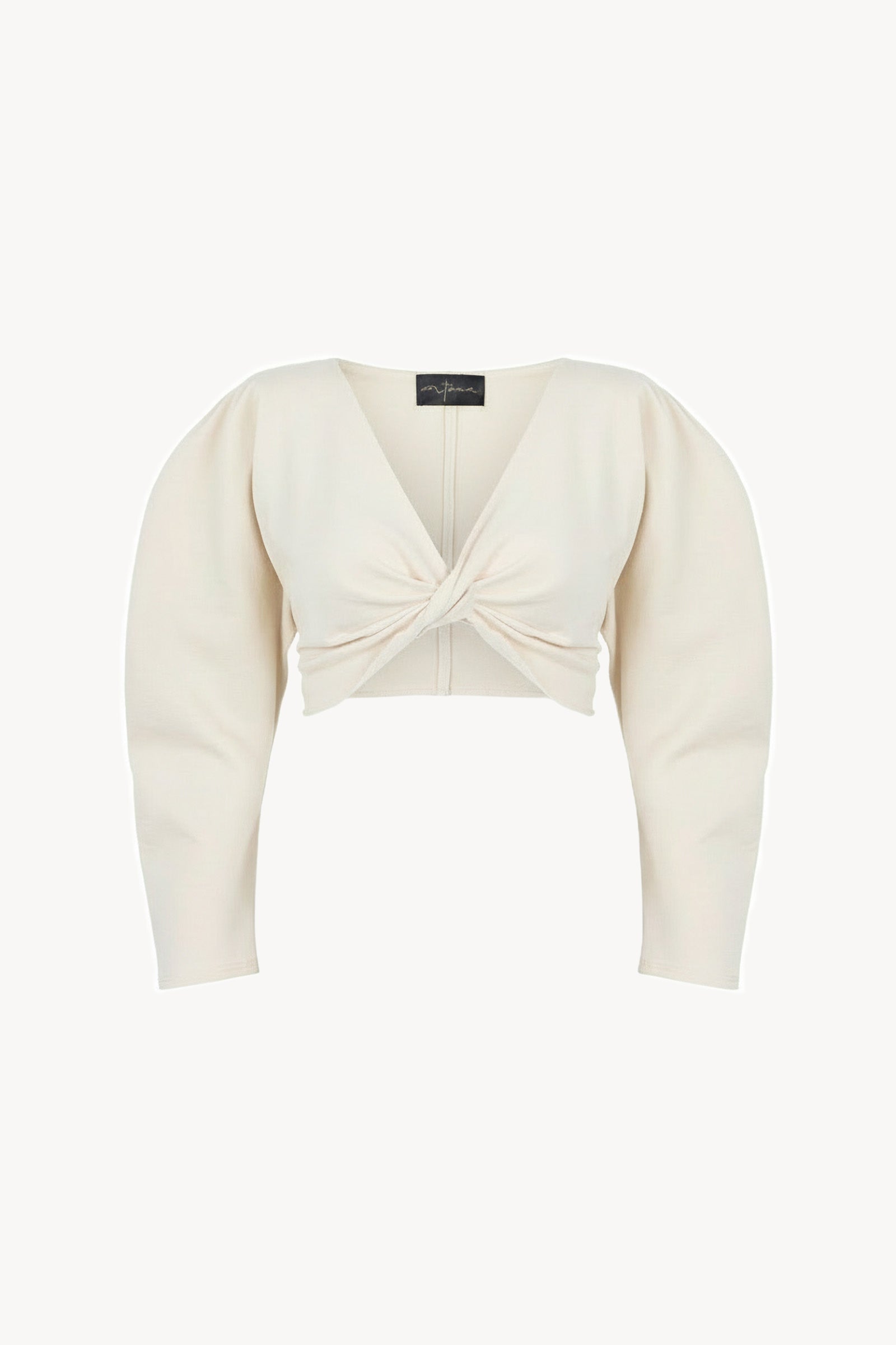 Ara, off white crossed crop top