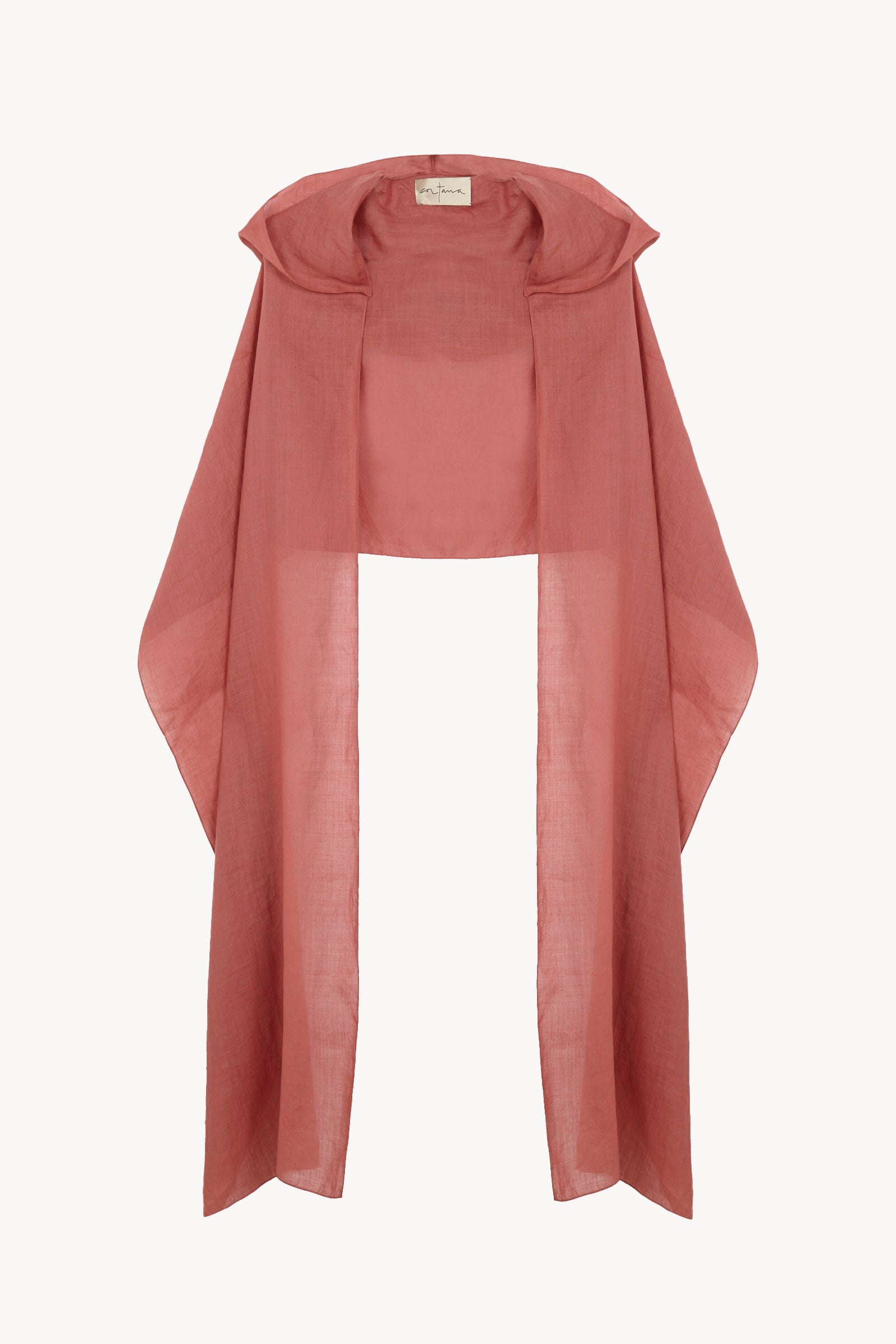 Arena, strawberry hooded scarf