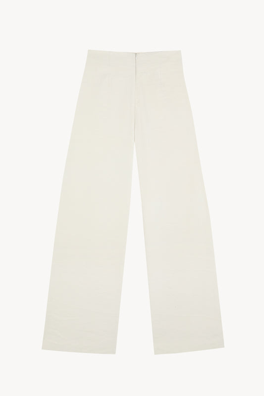 Arne, off white flared trousers