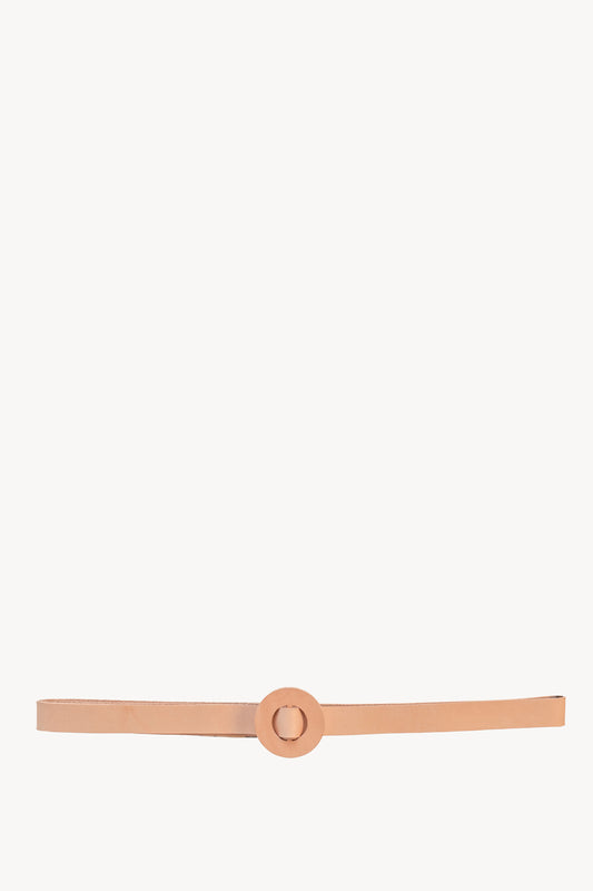 Aro S, thin belt in peach leather
