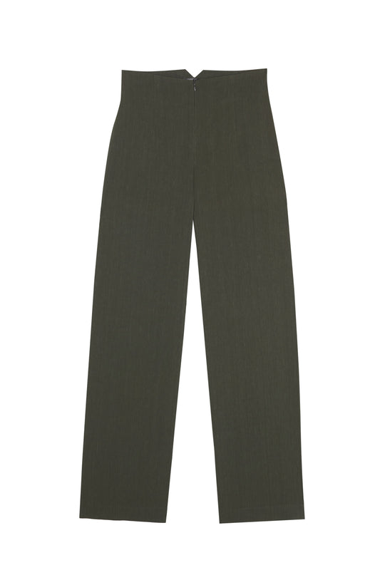Asa, dark green pants