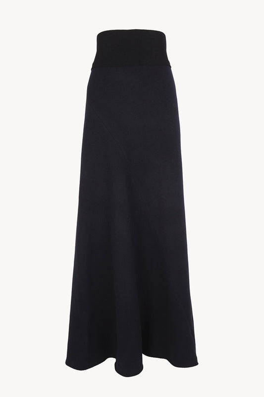 Avalon, dark blue long skirt
