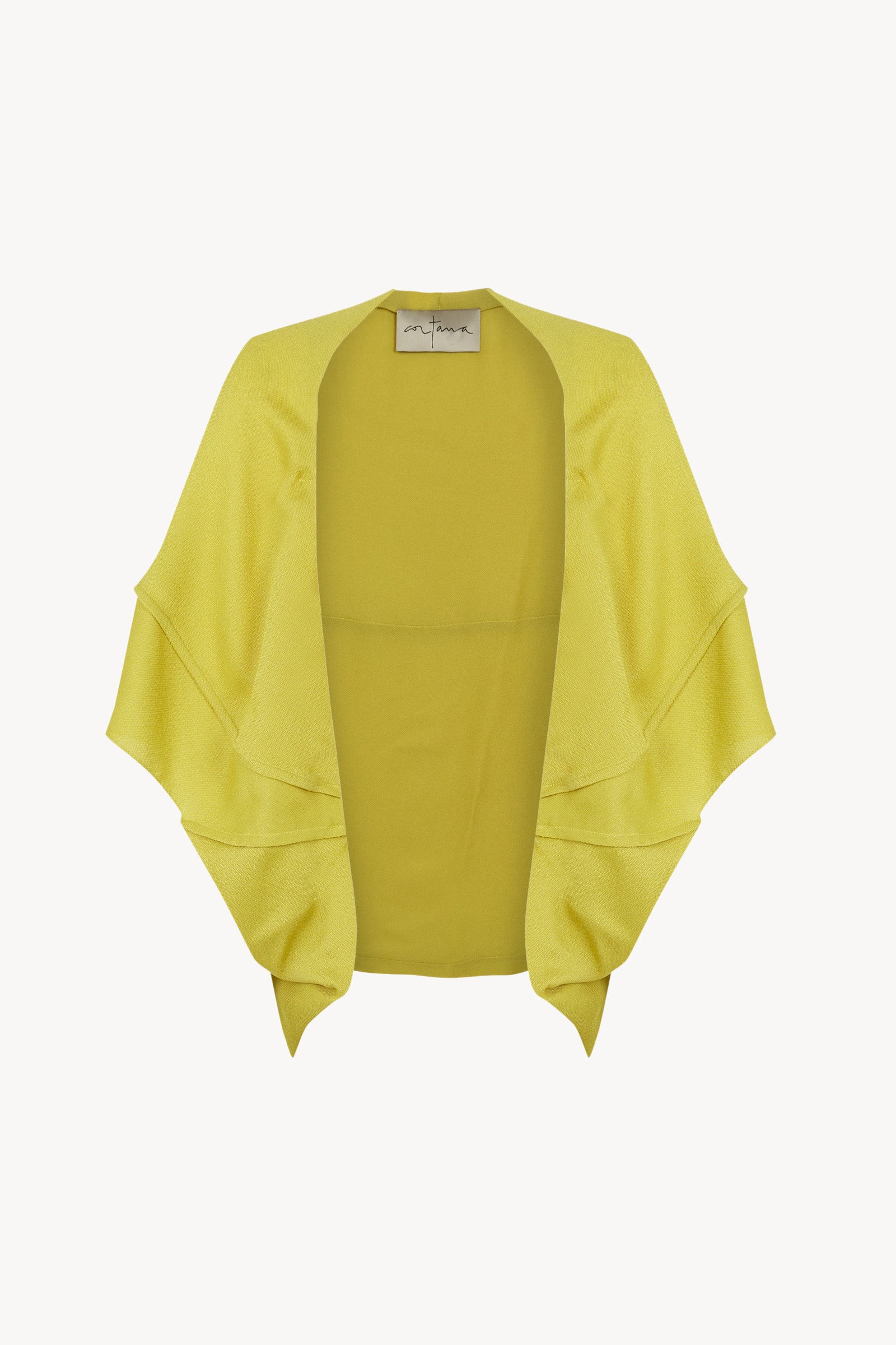 Banane, chaqueta amarillo acido