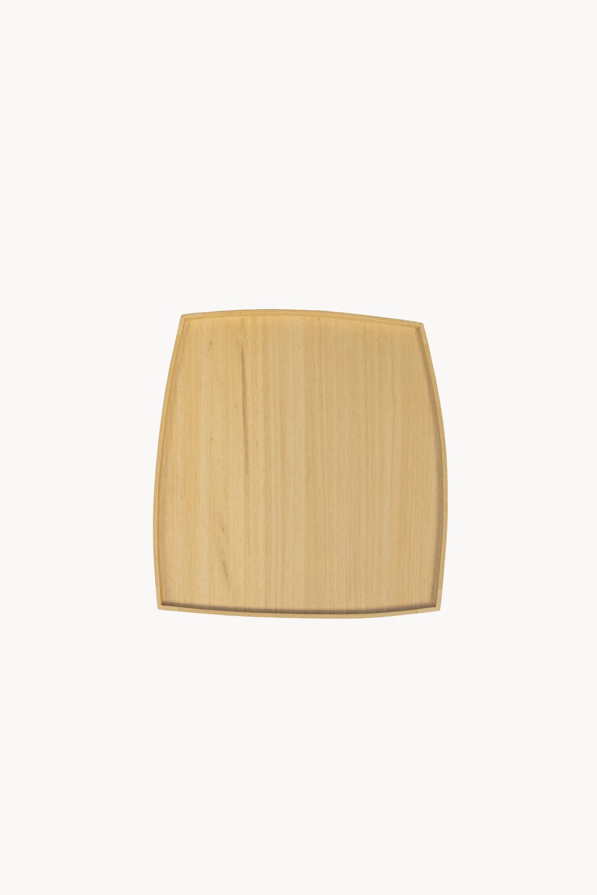 Geom S, geometric ayous wood tray