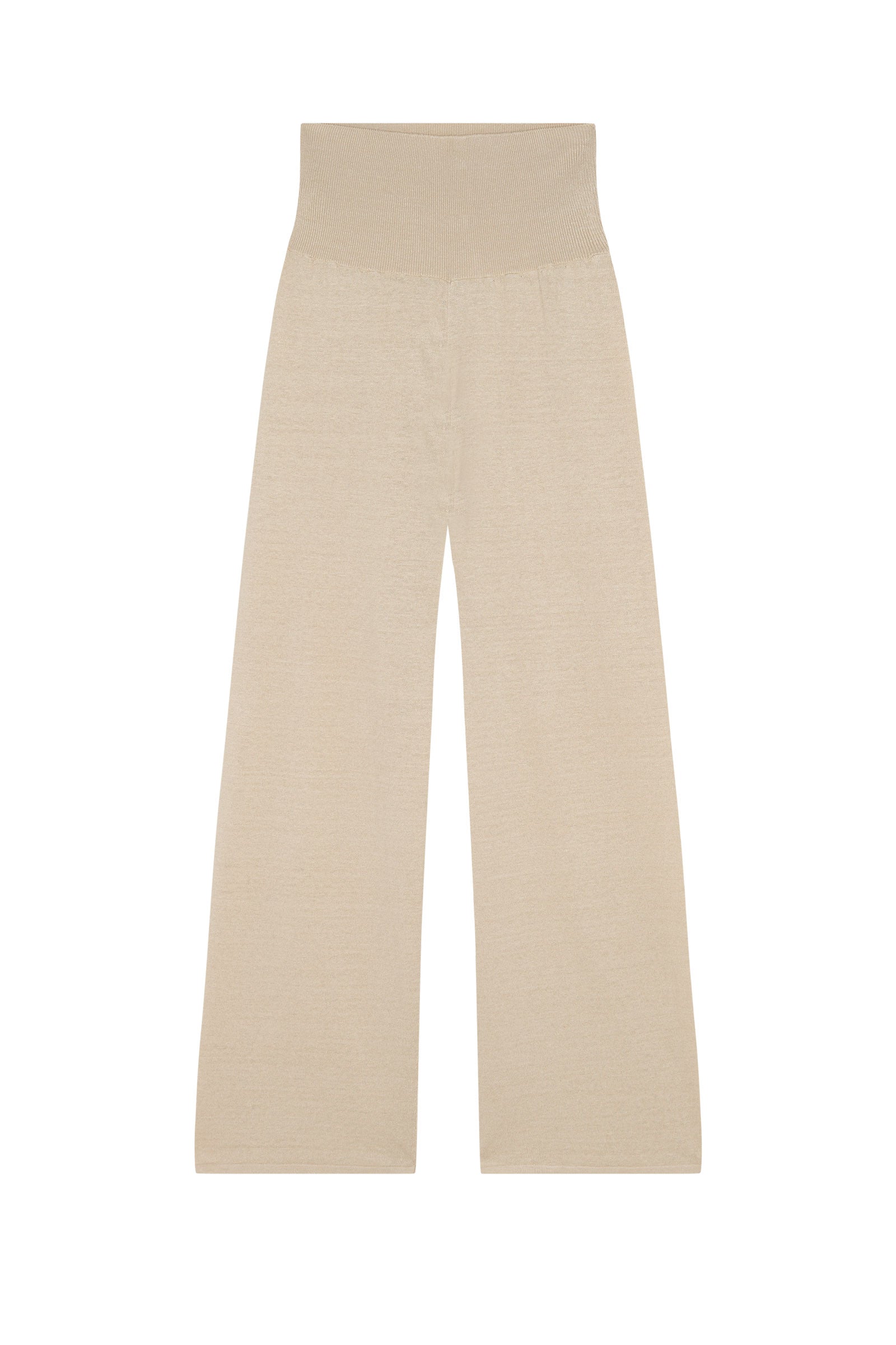 Botanica, pantalon en punto de lino crudo