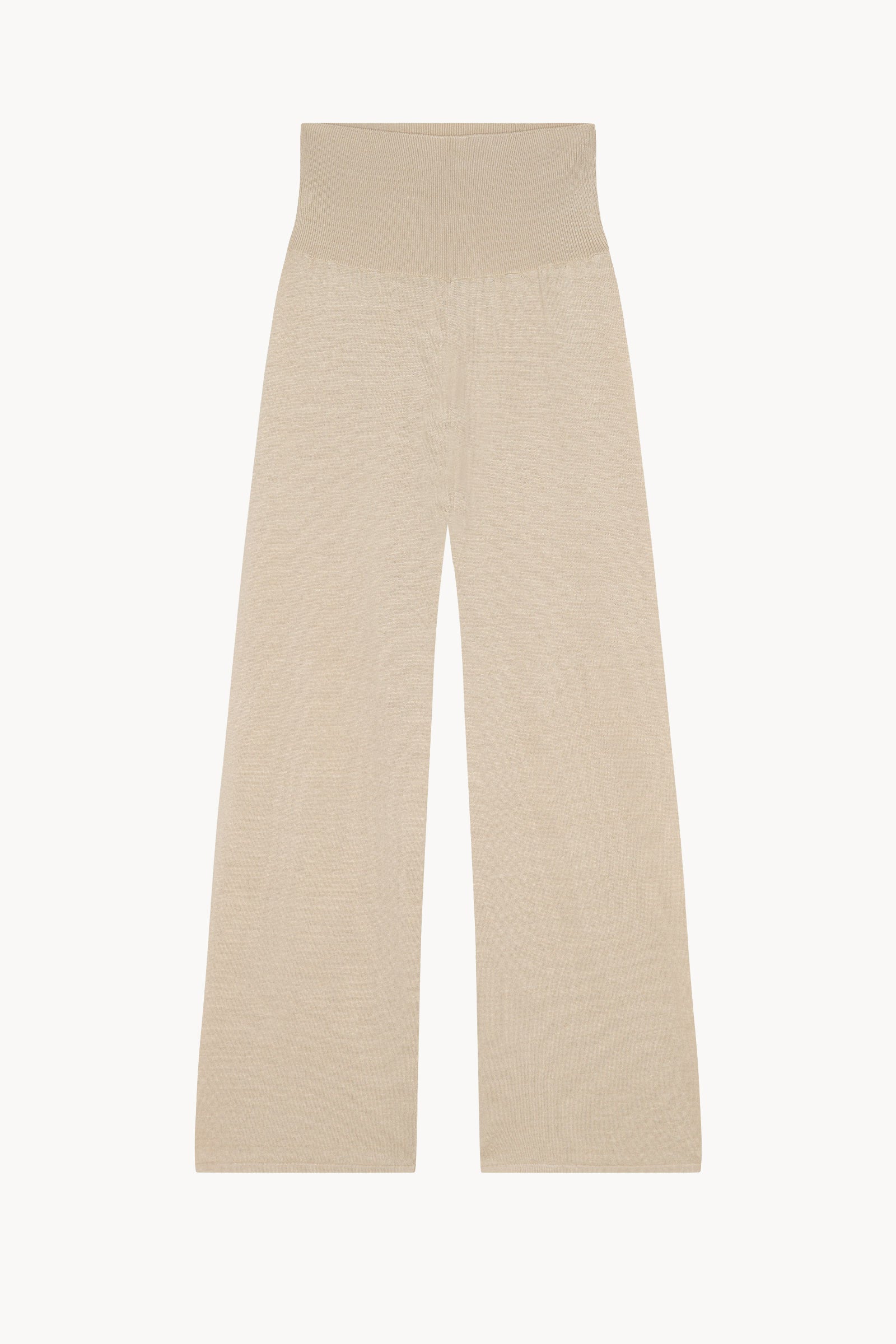 Botanica, ecru linen knit pants
