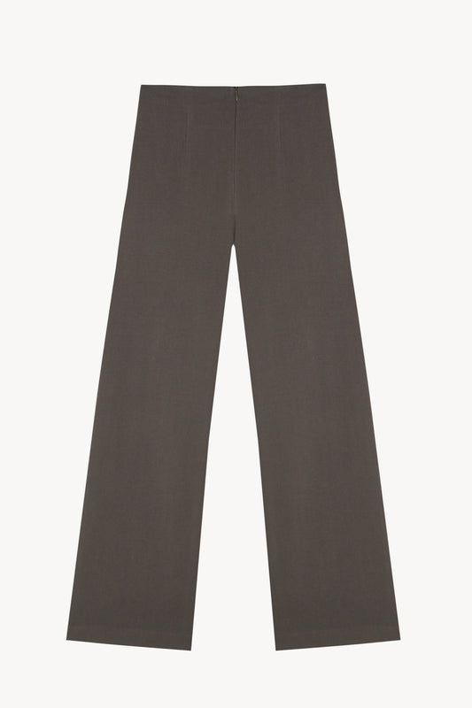 Brenna, dark grey straight trousers