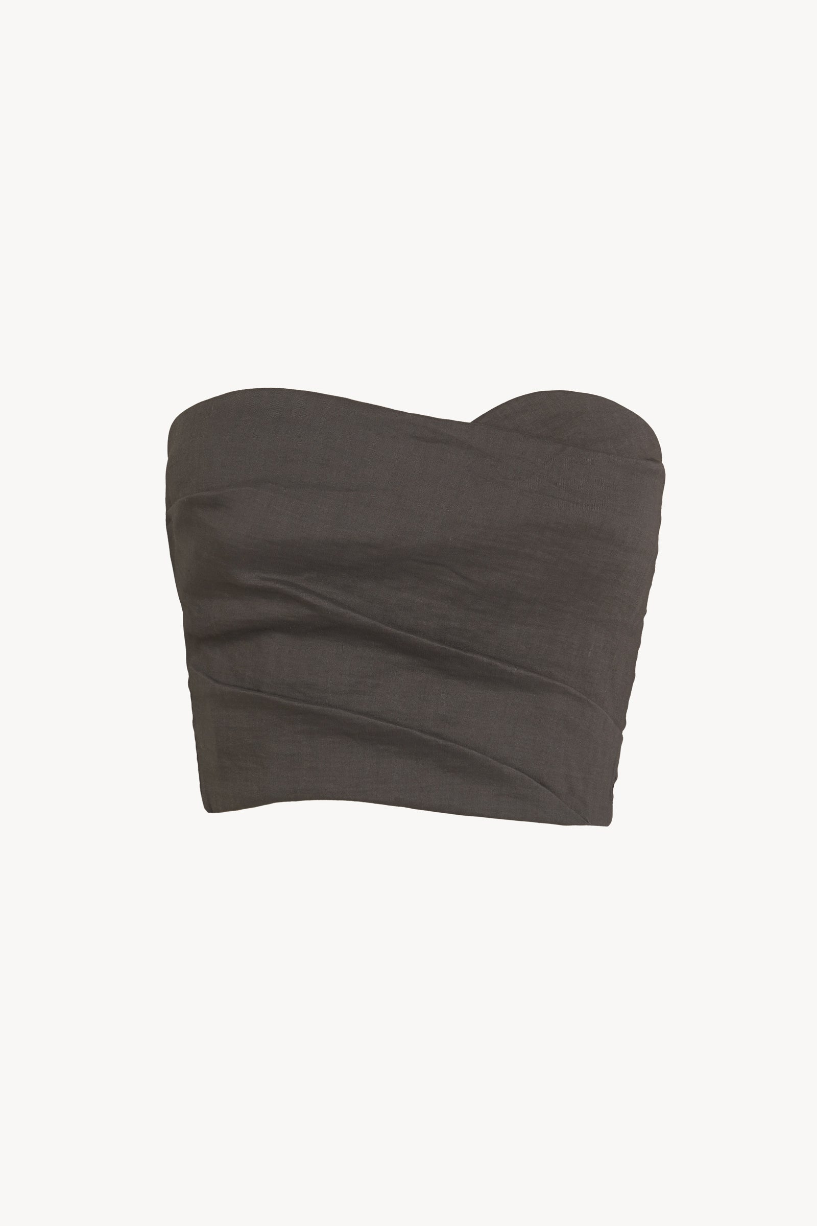 Brenna, dark grey top
