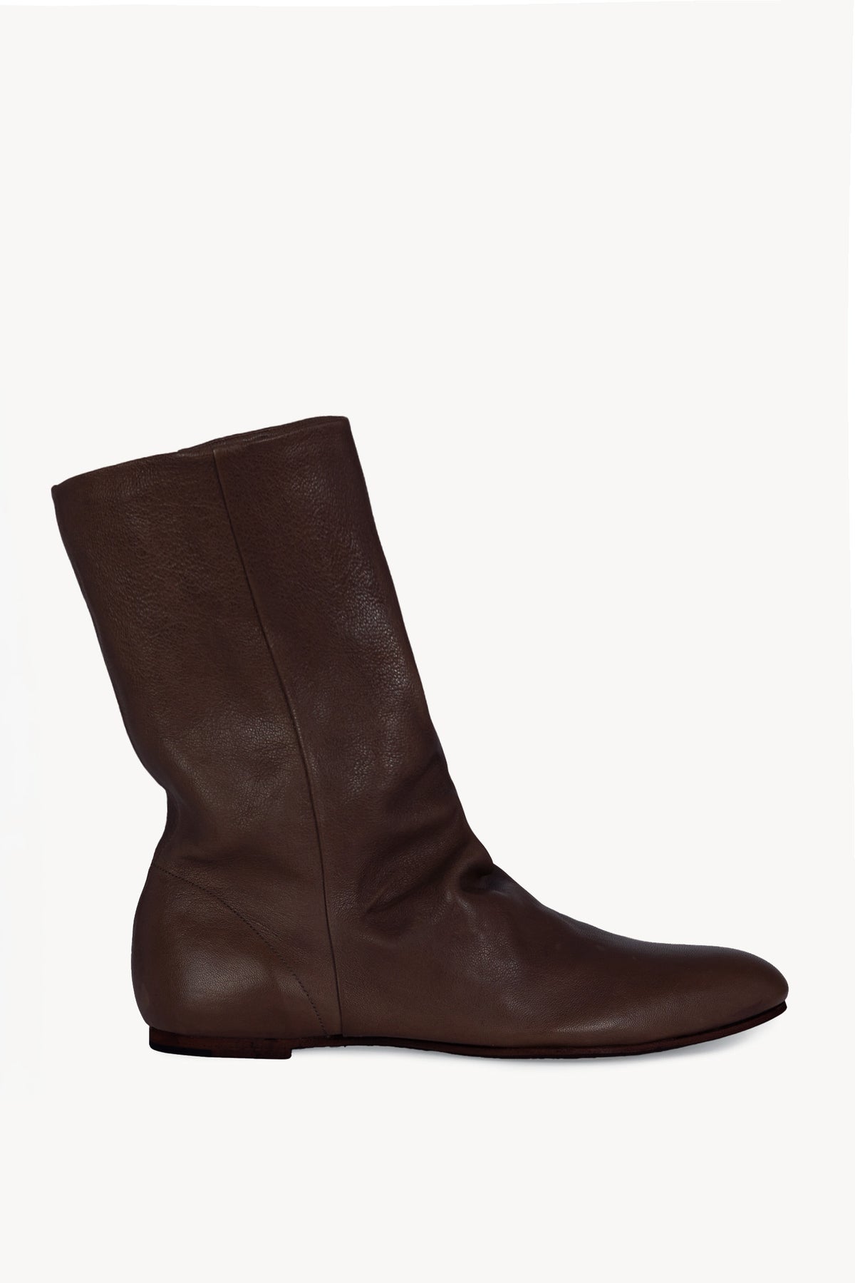 Ciel w, dark brown flat ankle boots