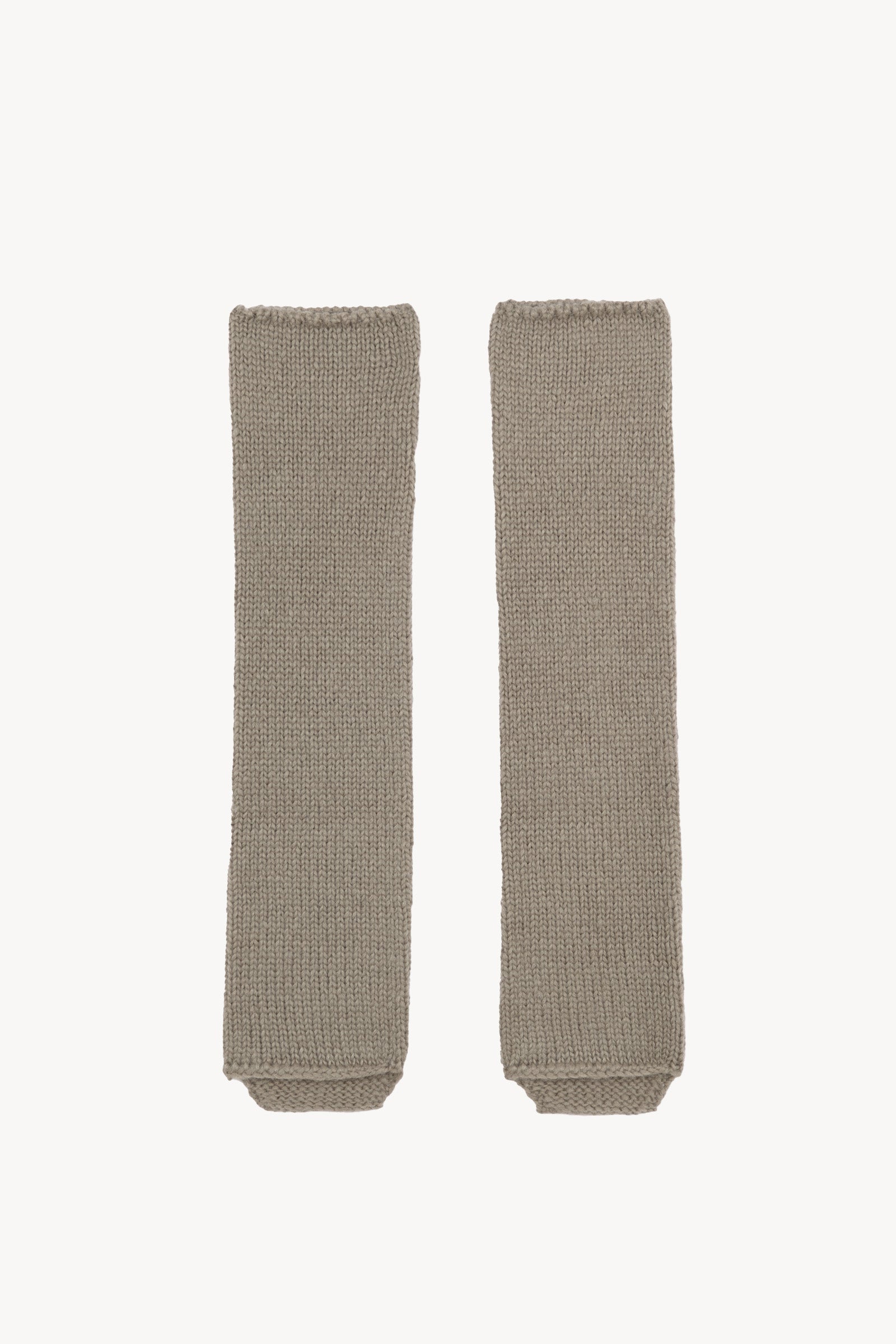 Circ, baby alpaca and silk leg warmers gray
