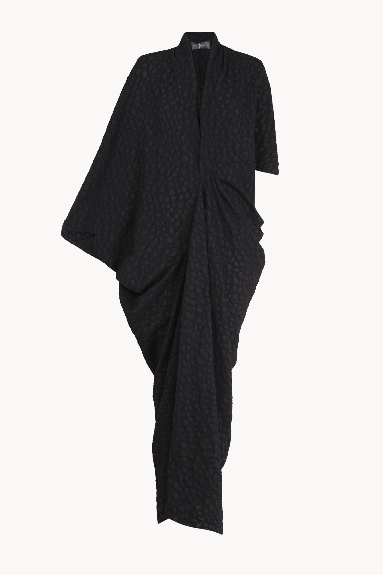 Circe, oversized virgin wool devore dress