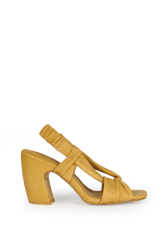 Costa, mustard leather sandal