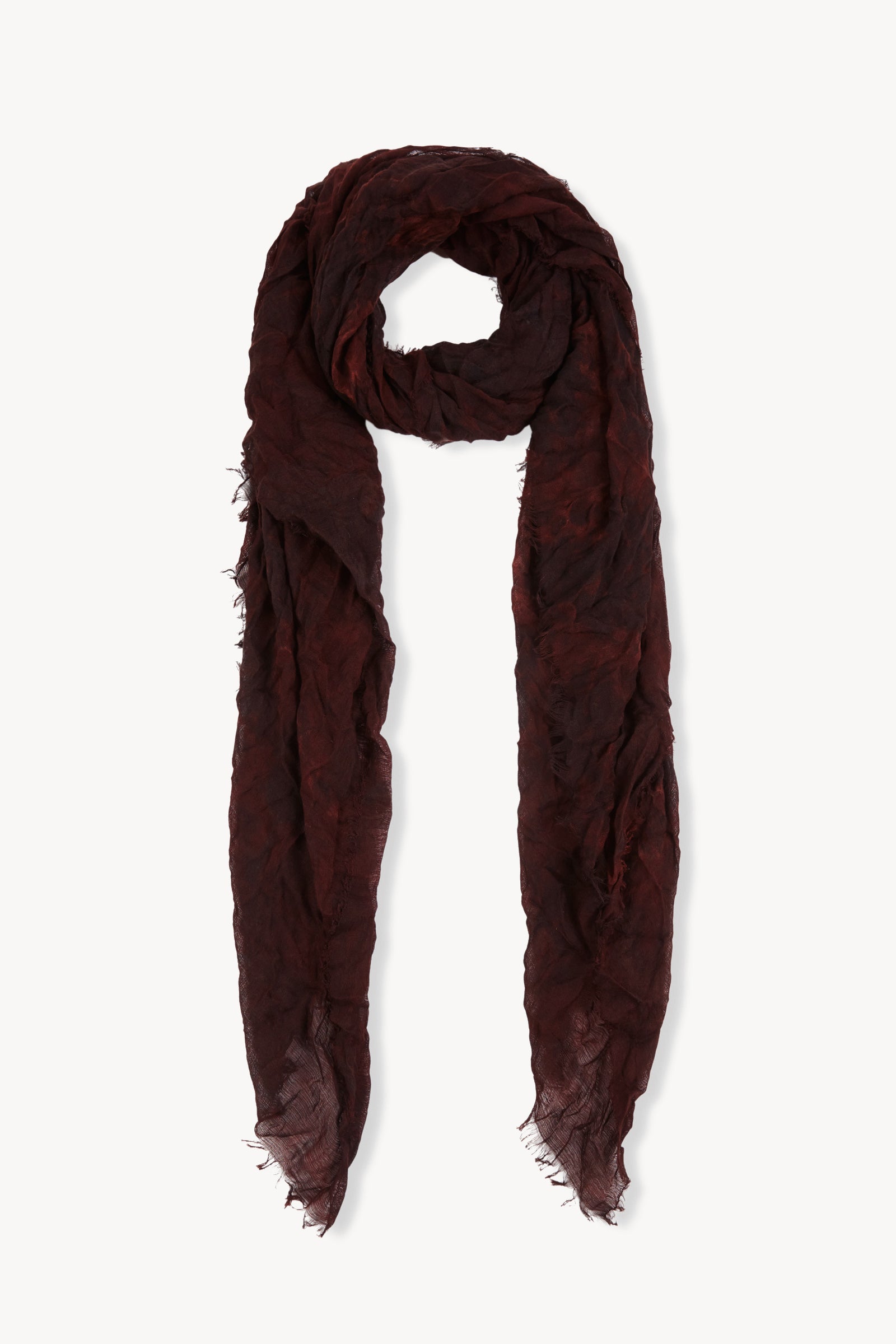 Cuento, burgundy and dark blue foulard