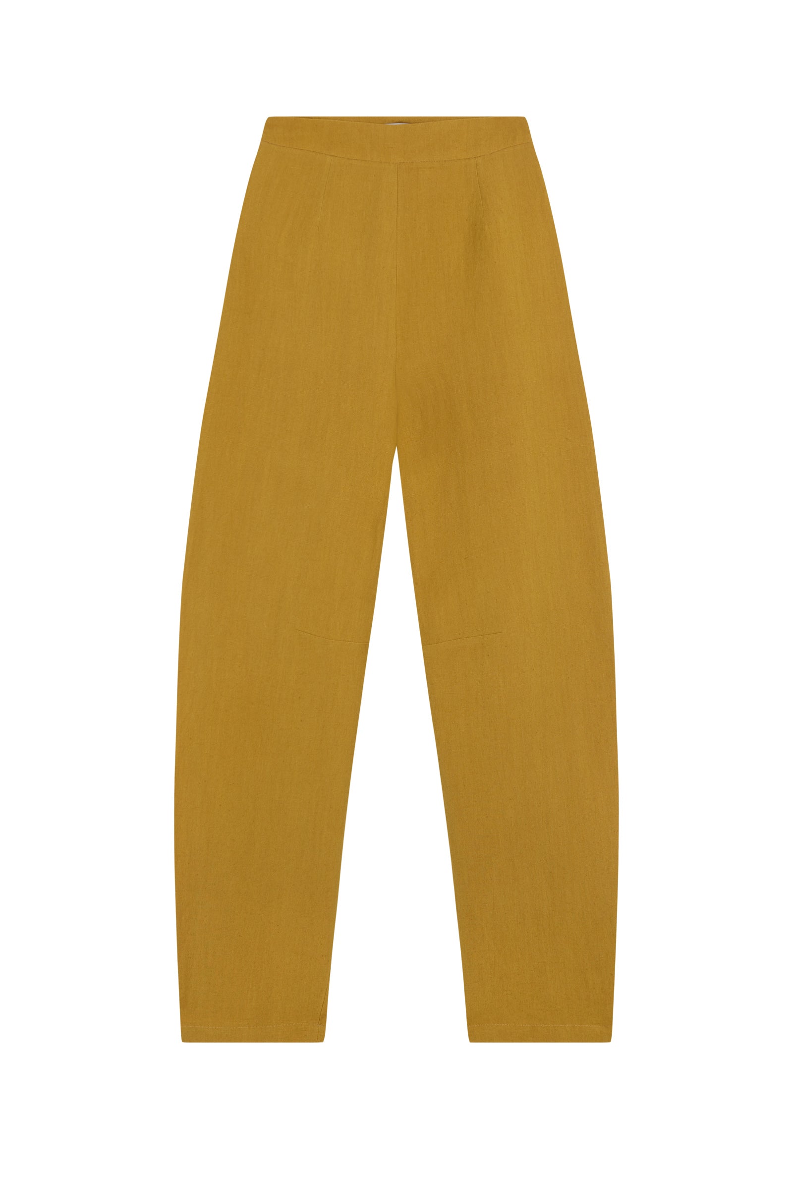 Dakota, turmeric linen and virgin wool pants