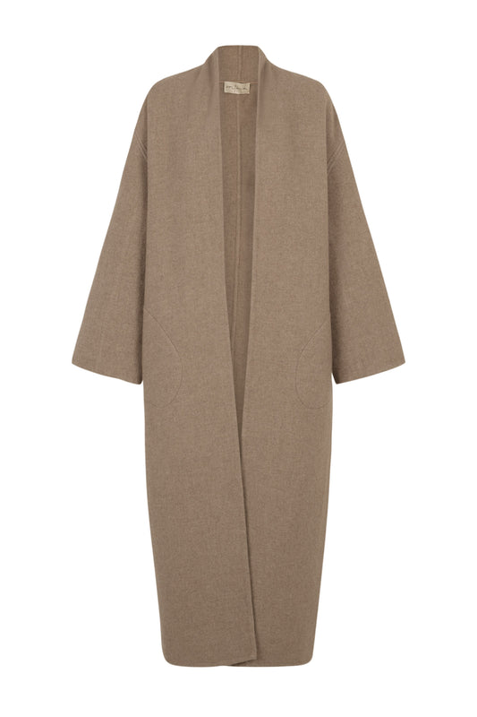 Dorian, abrigo en cachemir capuccino