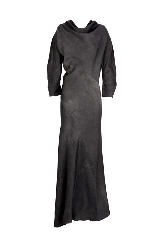 Eclipse, vestido midi antracita maltinto