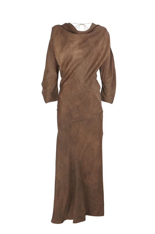 Eclipse, vestido midi henna maltinto