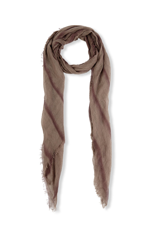 Eclipse, striped in maltinto purple foulard