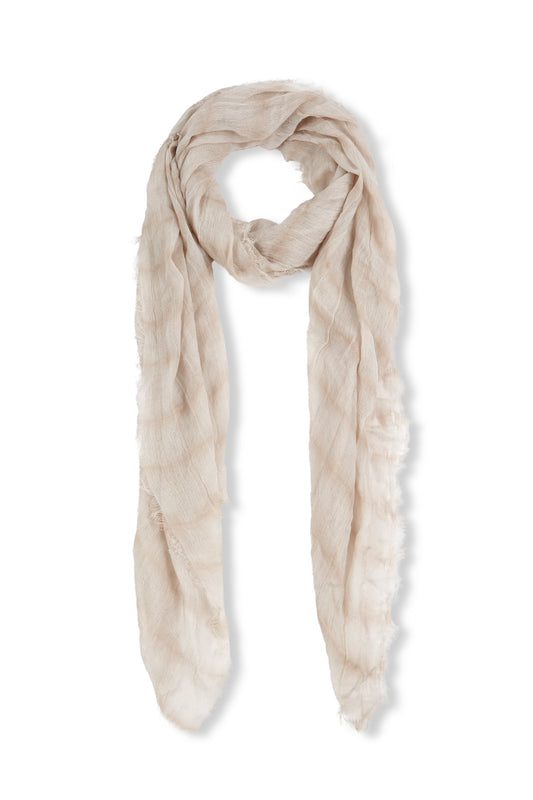 Eclipse, maltinto beige striped foulard