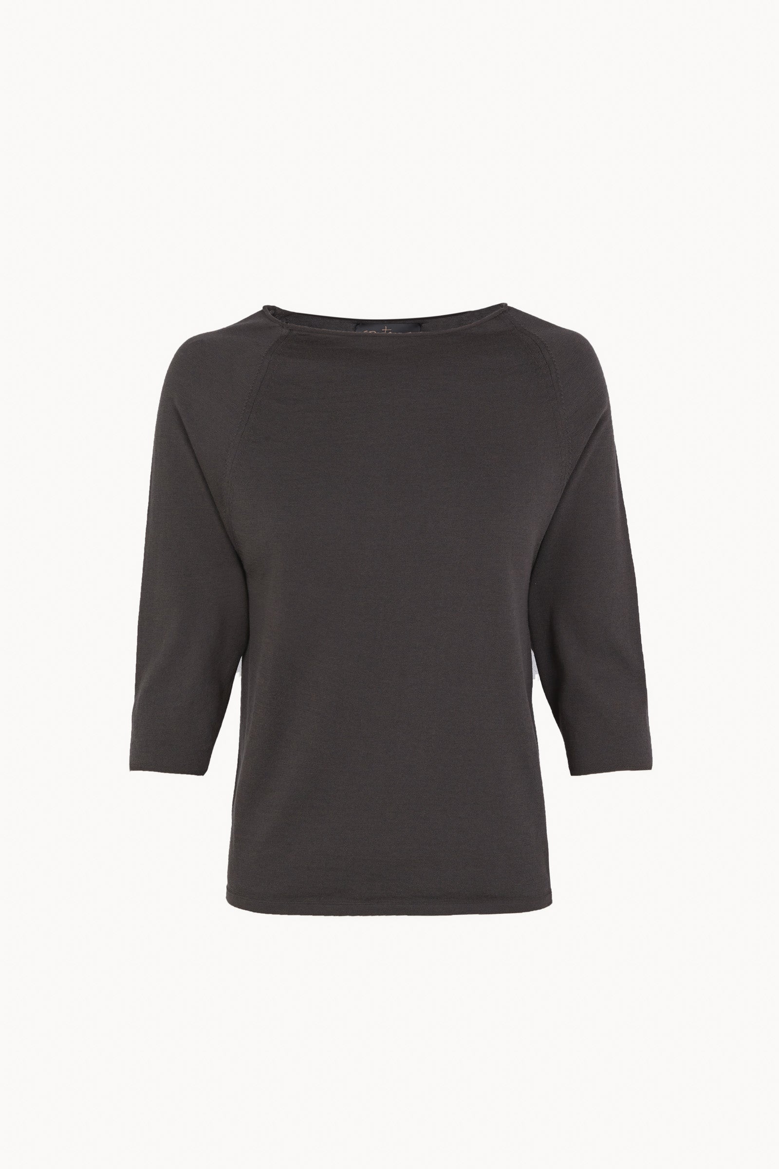 Elaris, graphite organic cotton and silk sweater