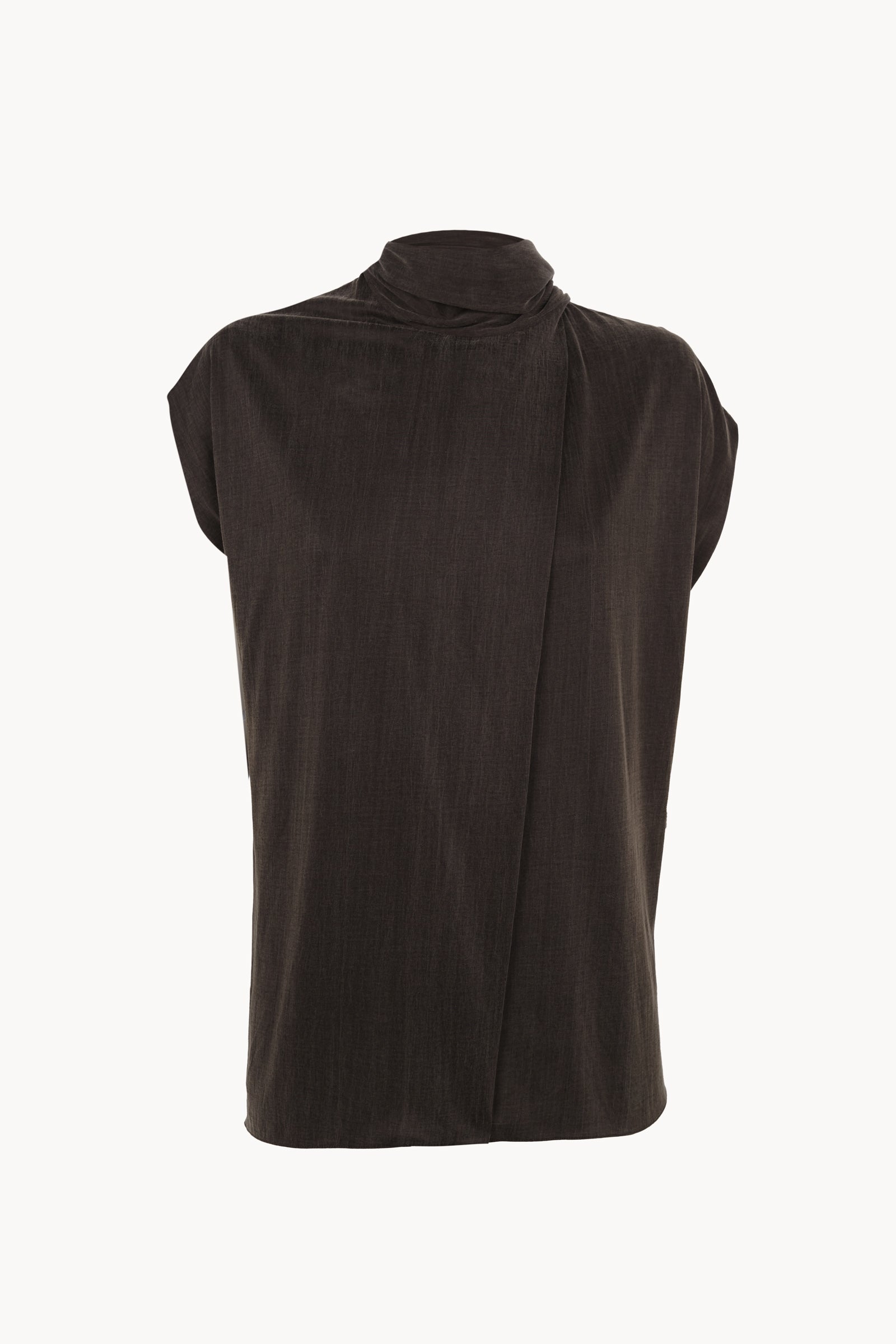 Espera, dark brown sleeveless top