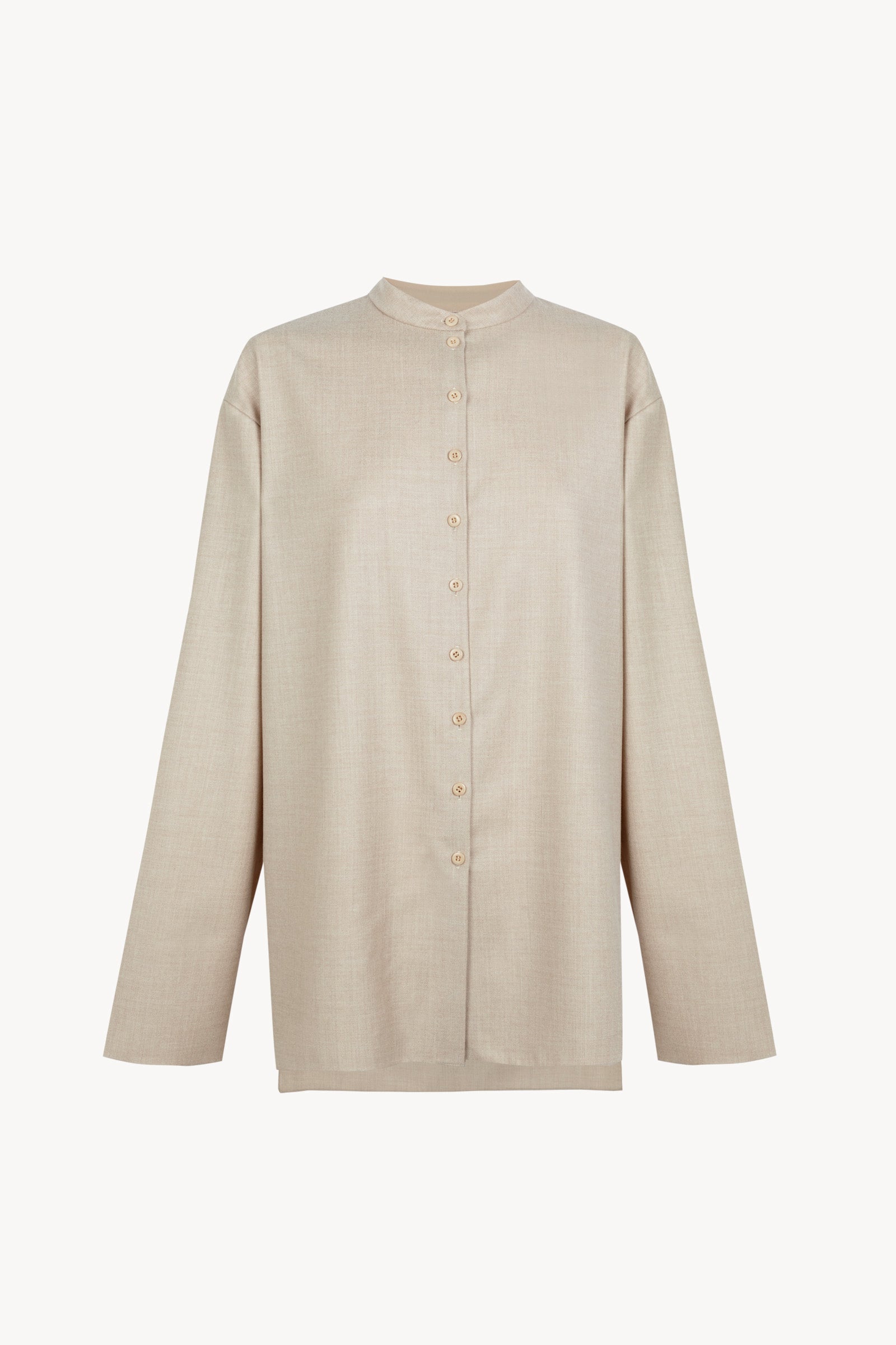 Fabula, camisa oversize beige