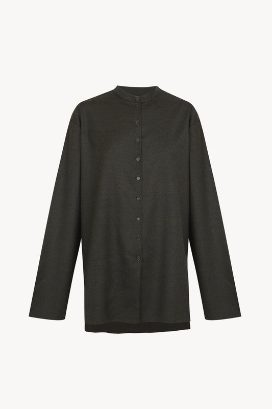 Fabula, dark green oversized shirt