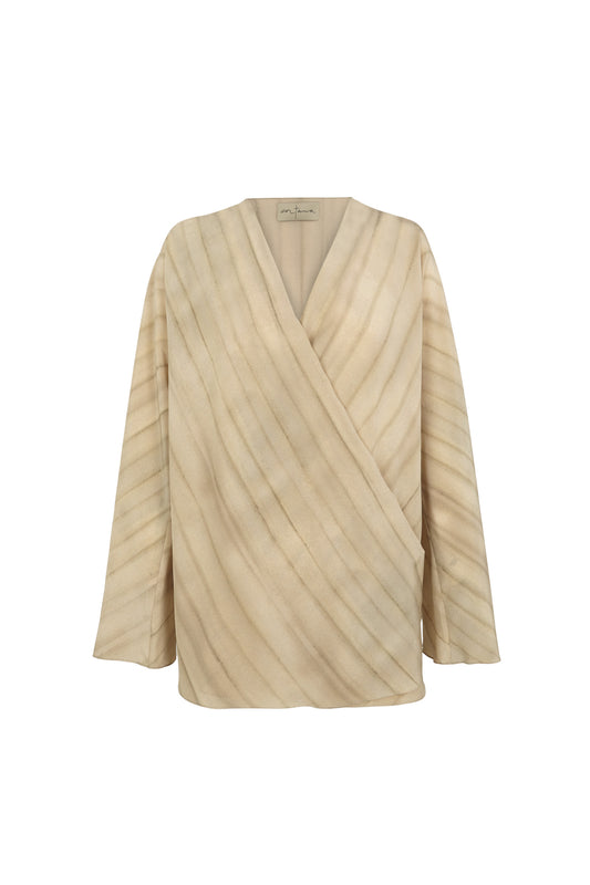 Fedra, fedra print silk blouse