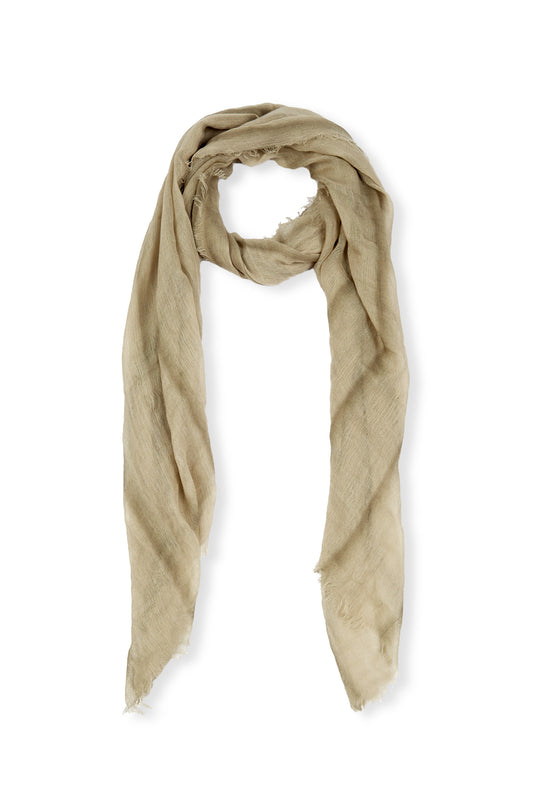 Fedra, foulard a rayas topo maltinto