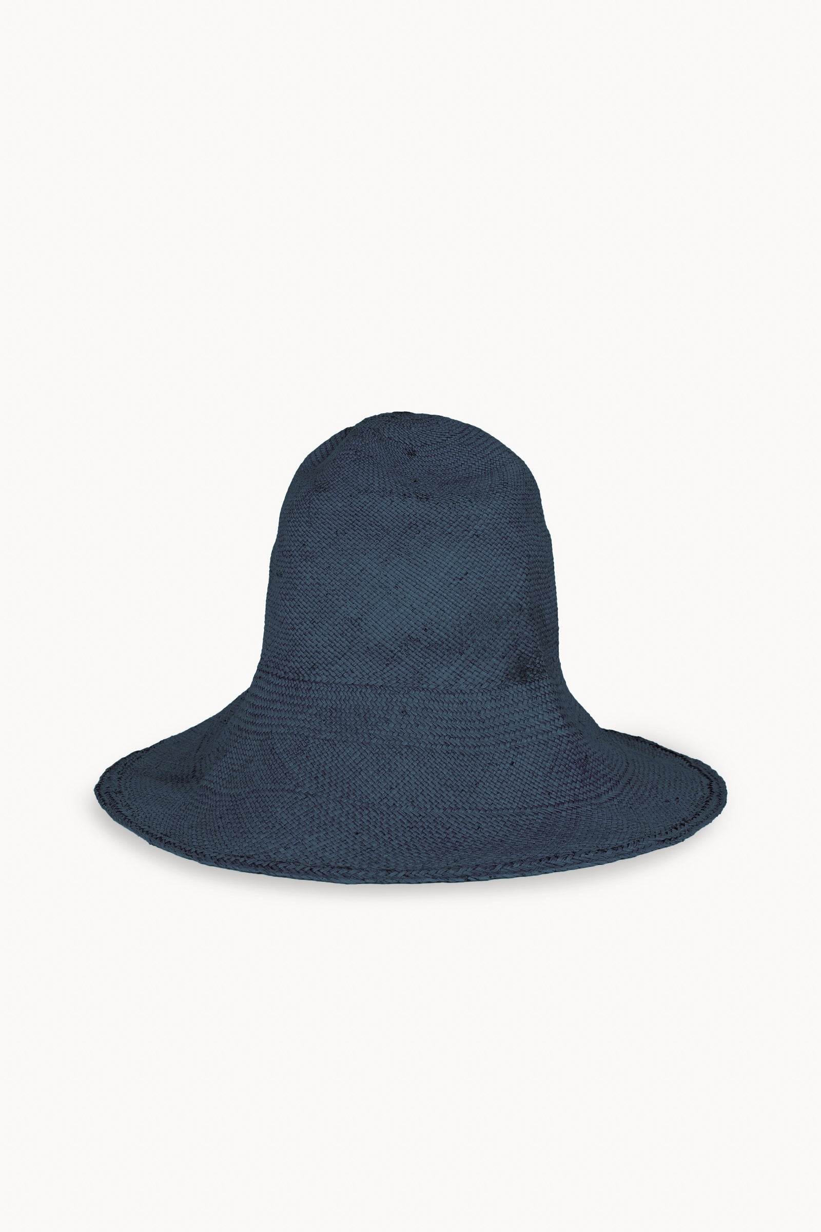 Gaia, faded blue straw hat