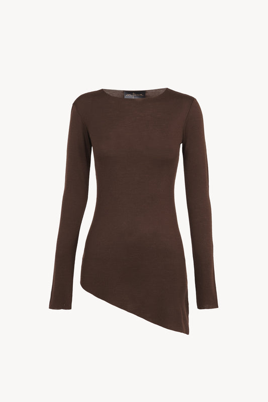 Genet, mahogany virgin wool top