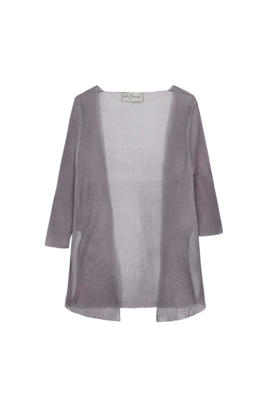 Giulia, lavender silk knit jacket