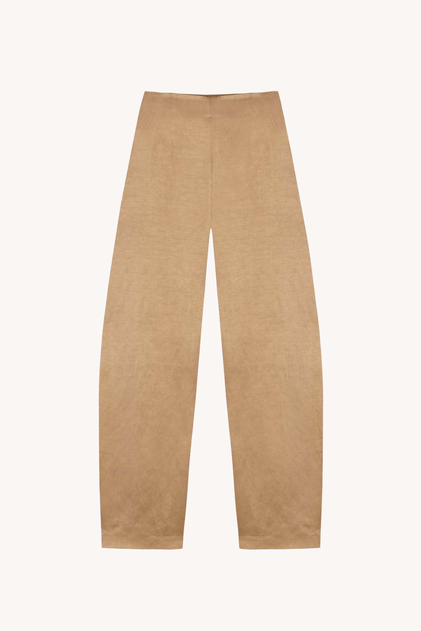Gloria, cocoa linen and viscose pants