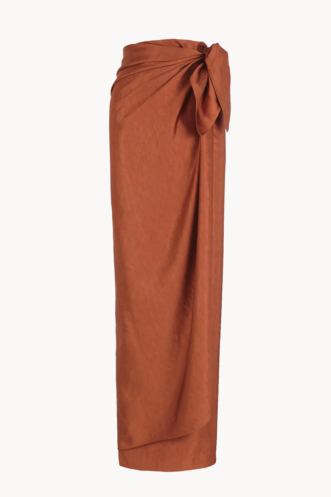 Gloria, lava red wrap skirt