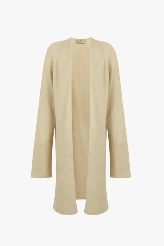Hana, ivory alpaca, cashmere and silk jacket
