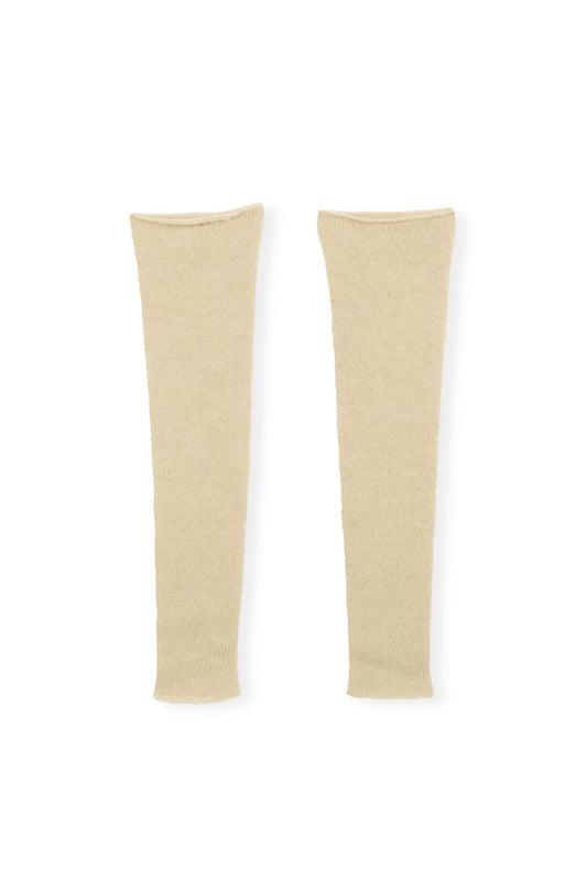 Hana, mitones de punto marfil