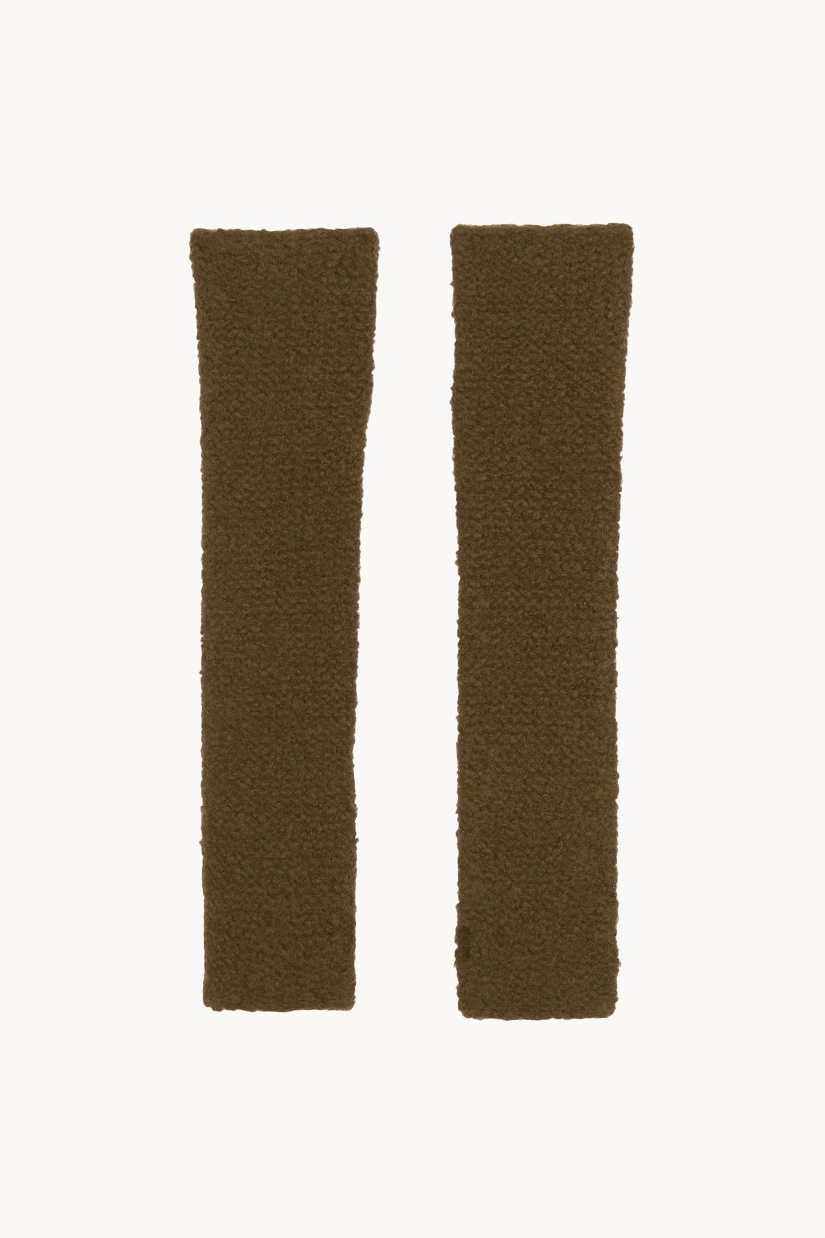 Igloo, khaki cashmere and silk arm warmers