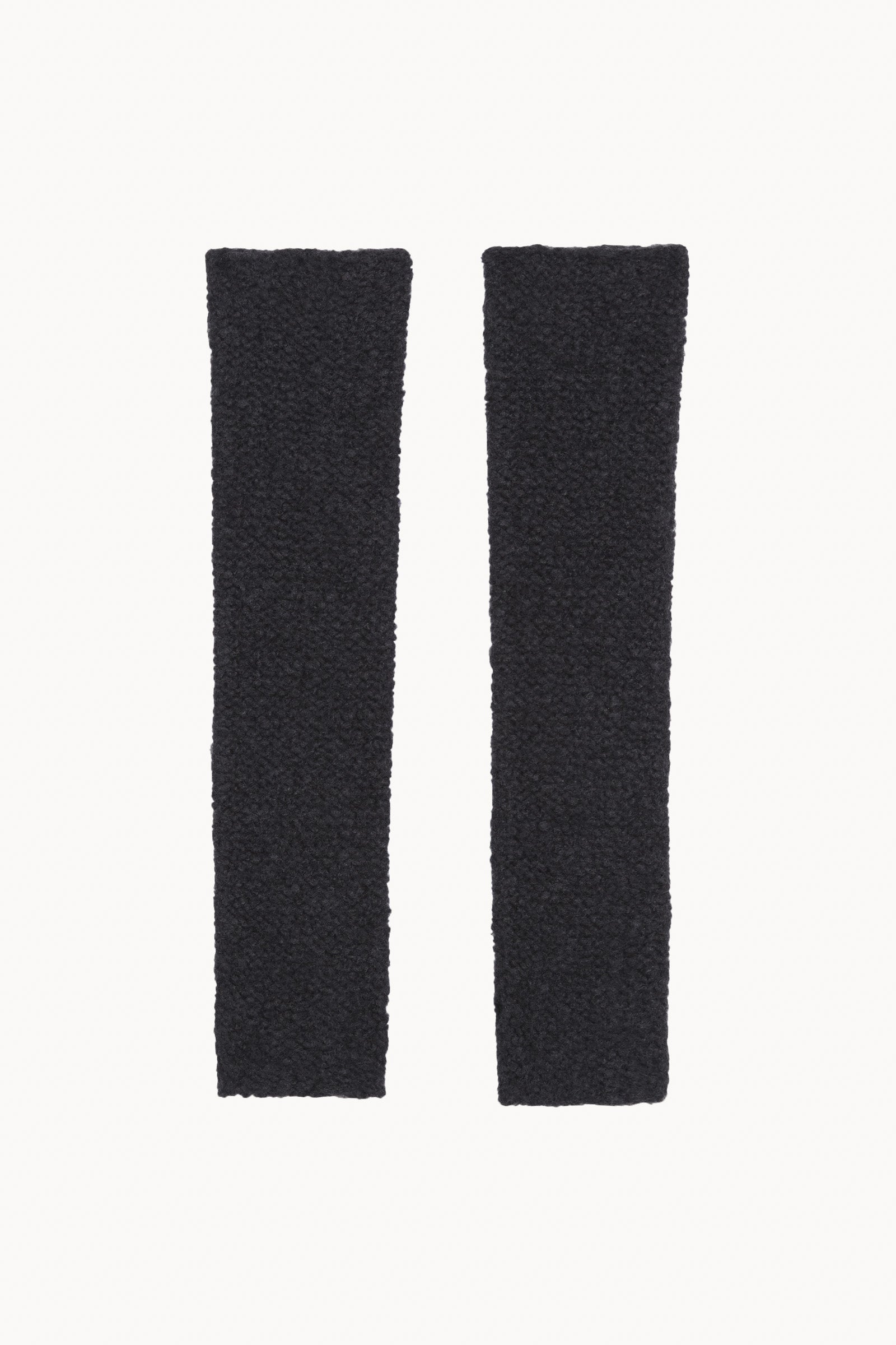 Igloo, night blue cashmere and silk arm warmers