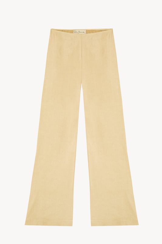 Inga, golden beige trousers