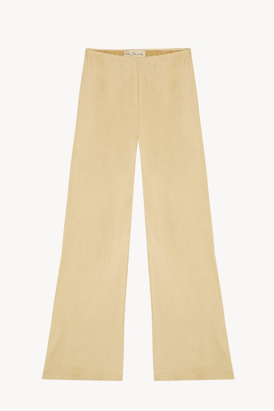 Inga, golden beige trousers