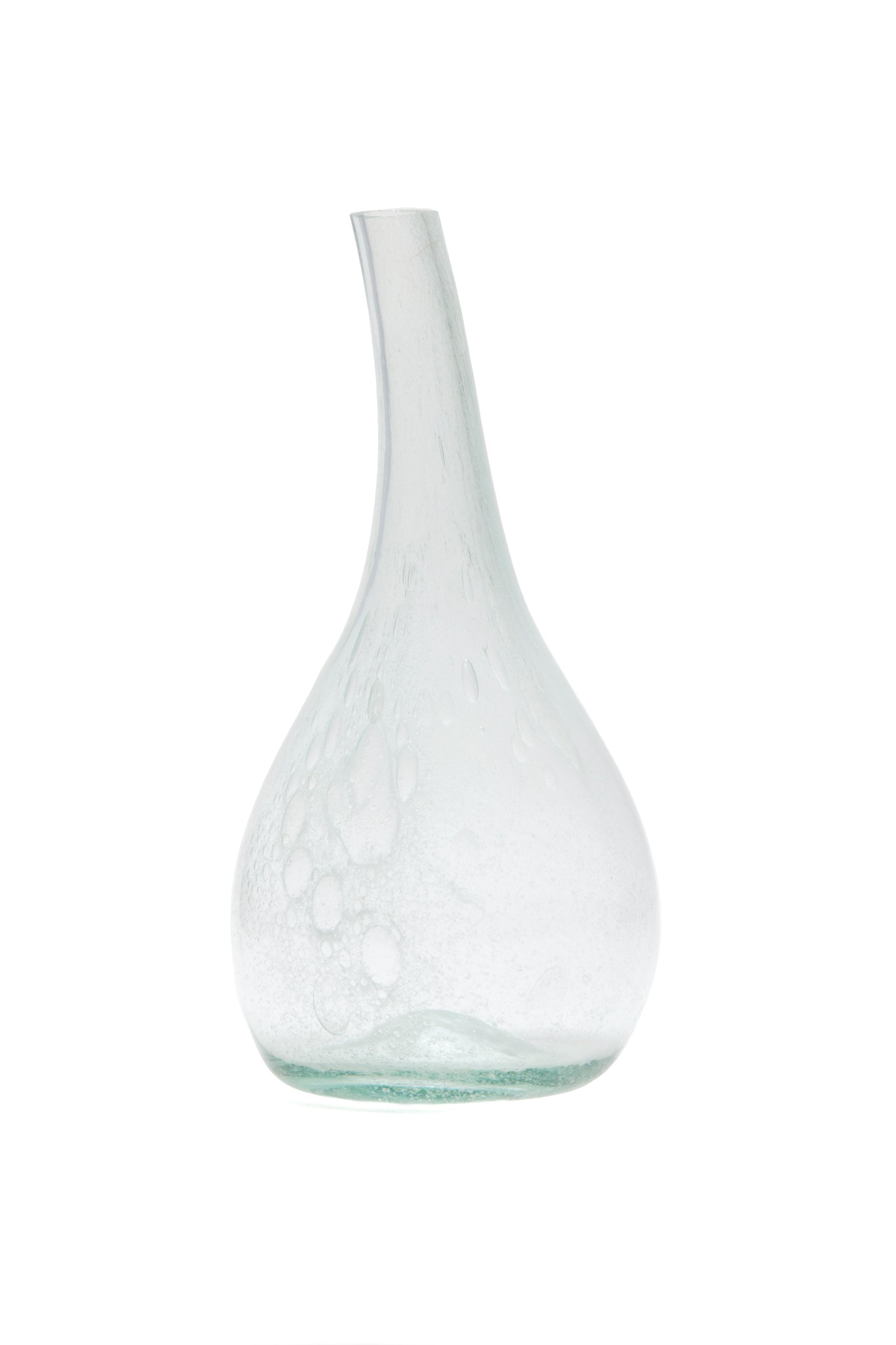 Calabaza, green blown glass pitcher